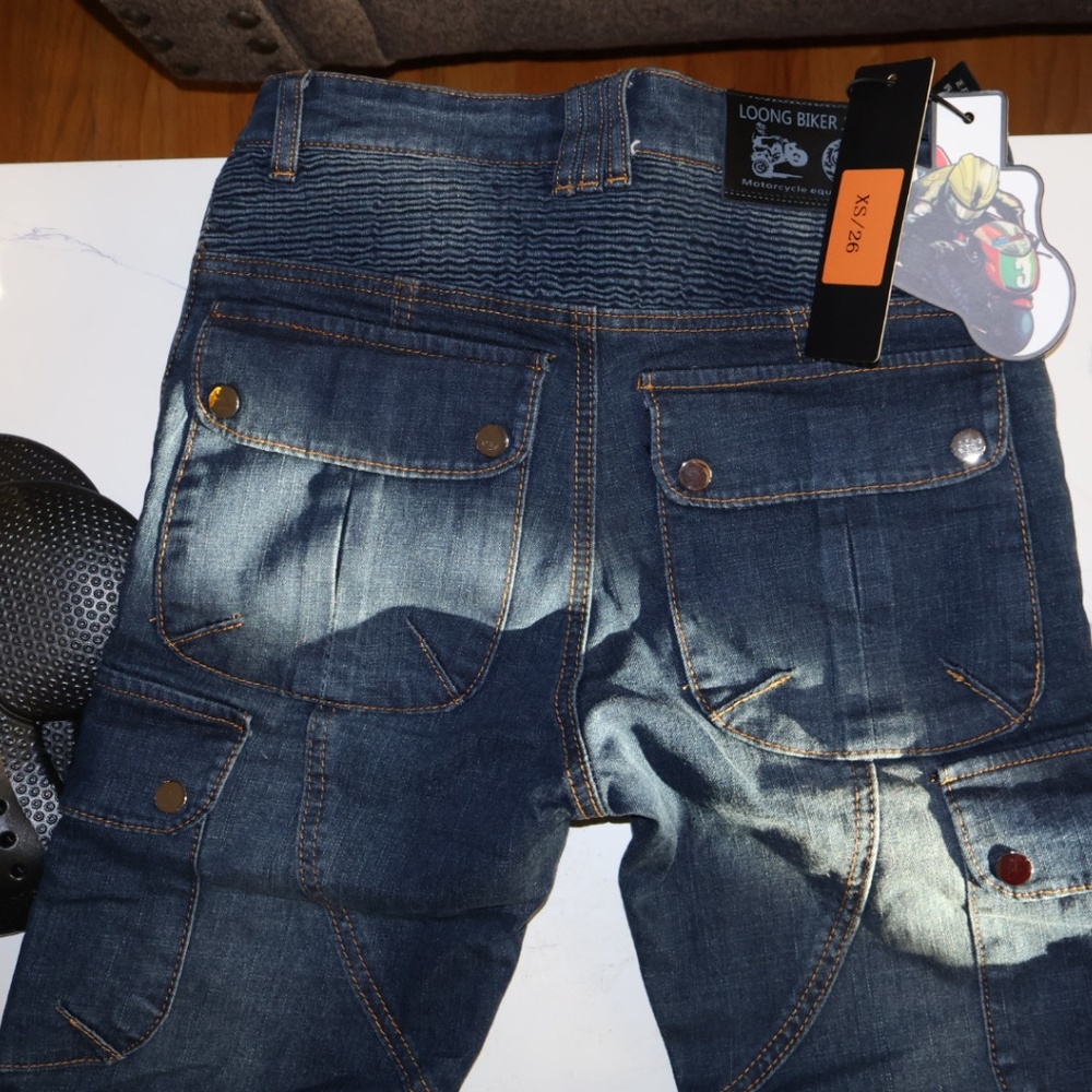Motorcycle pants sz 26 LOONG Biker